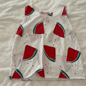 girls watermelon patterned tank top